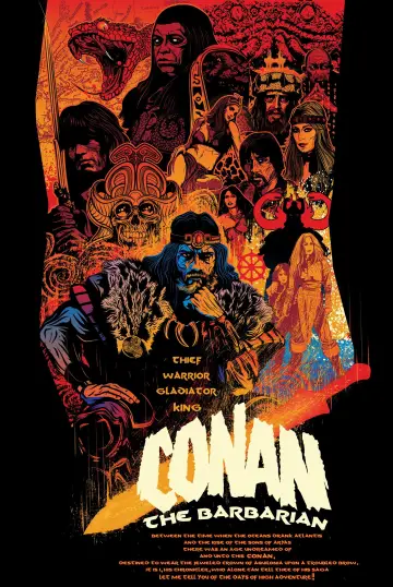 Poster to the movie "Conan the Barbarian" #624592