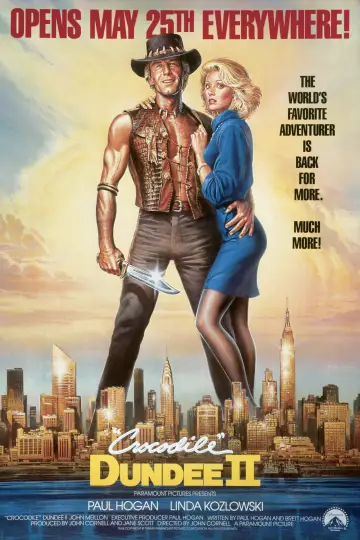 Poster to the movie "Crocodile Dundee II" #891755