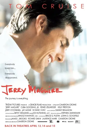 Poster to the movie "Jerry Maguire" #805710