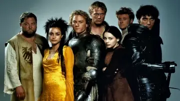 Backdrop to the movie "A Knight