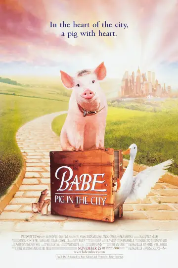Poster to the movie "Babe: Pig in the City" #937412