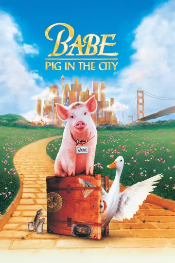 Poster to the movie "Babe: Pig in the City" #937415