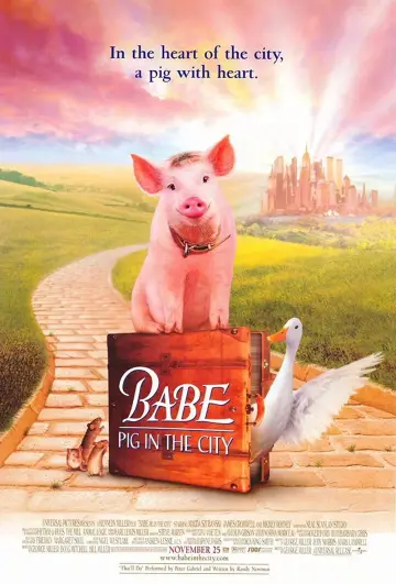 Poster to the movie "Babe: Pig in the City" #937416