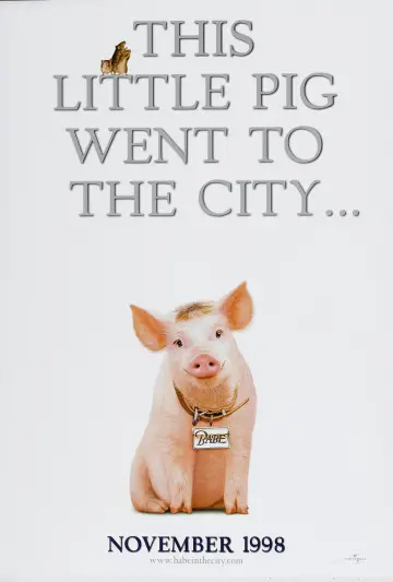 Poster to the movie "Babe: Pig in the City" #937422