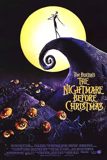Poster to the movie "The Nightmare Before Christmas" #5830