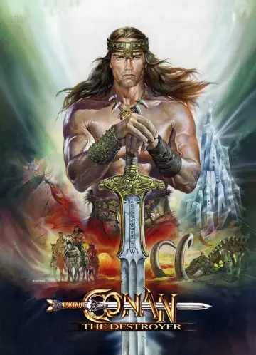 Poster to the movie "Conan the Destroyer" #856327