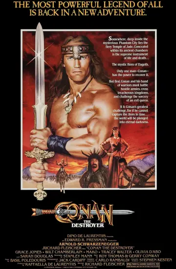 Poster to the movie "Conan the Destroyer" #856334