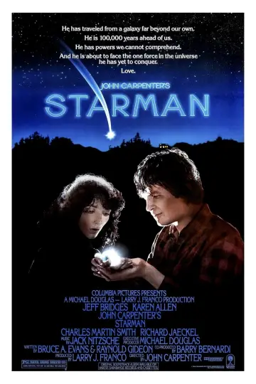 Poster to the movie "Starman" #874984