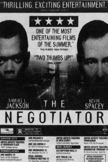 Poster to the movie "The Negotiator" #1241211