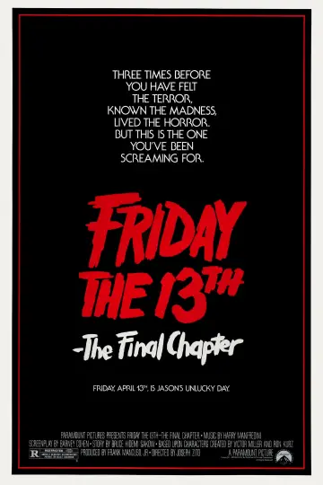 Poster to the movie "Friday the 13th: The Final Chapter" #973767