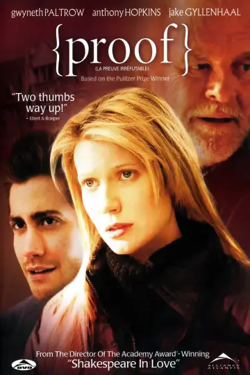 Poster to the movie "Proof" #291359