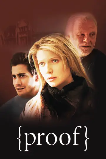 Poster to the movie "Proof" #999576