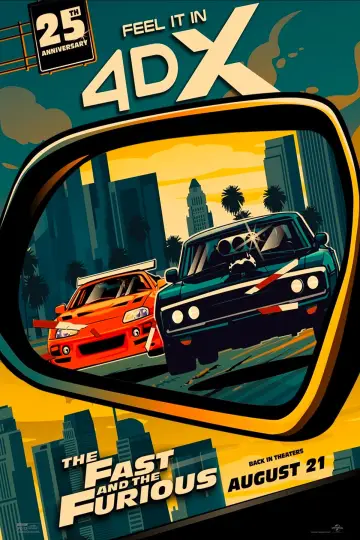 Poster to the movie "The Fast and the Furious" #1165700
