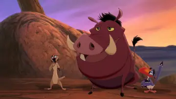 Backdrop to the movie "The Lion King II: Simba