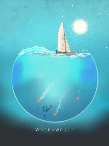 Poster to the movie "Waterworld" #66303