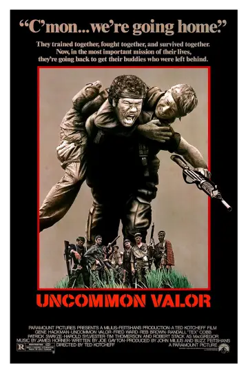 Poster to the movie "Uncommon Valor" #1028880