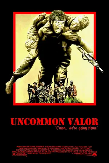 Poster to the movie "Uncommon Valor" #1028888