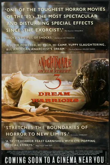 Poster to the movie "A Nightmare on Elm Street 3: Dream Warriors" #869662