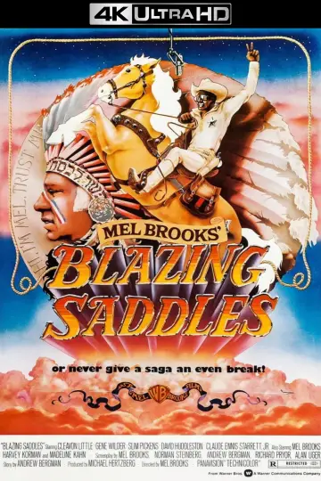 Poster to the movie "Blazing Saddles" #1180245
