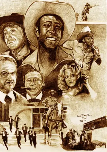 Poster to the movie "Blazing Saddles" #228759