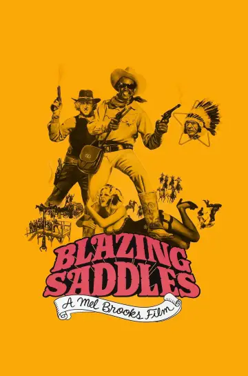 Poster to the movie "Blazing Saddles" #687613
