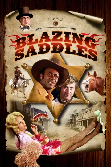 Poster to the movie "Blazing Saddles" #812680