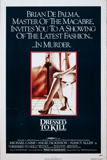Poster to the movie "Dressed to Kill" #660526