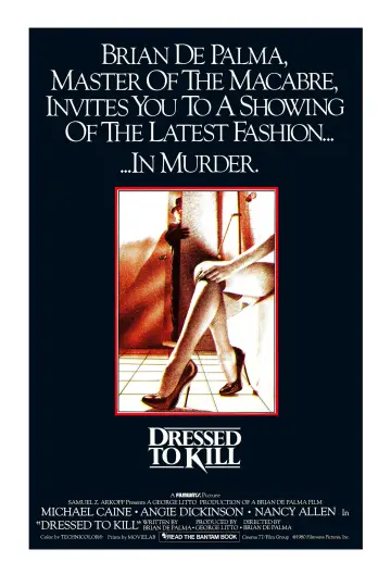 Poster to the movie "Dressed to Kill" #934774
