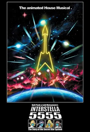 Poster to the movie "Interstella 5555: The 5tory of the 5ecret 5tar 5ystem" #186147