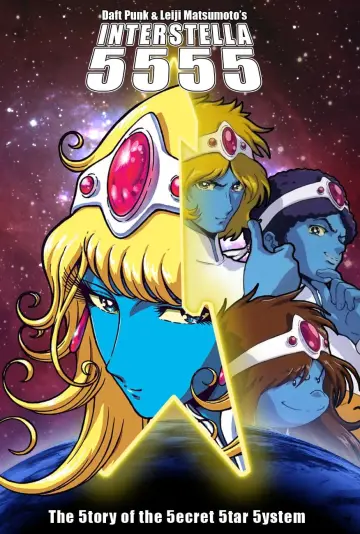 Poster to the movie "Interstella 5555: The 5tory of the 5ecret 5tar 5ystem" #186149