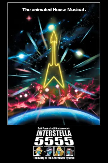 Poster to the movie "Interstella 5555: The 5tory of the 5ecret 5tar 5ystem" #753688