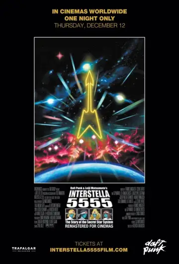 Poster to the movie "Interstella 5555: The 5tory of the 5ecret 5tar 5ystem" #753690