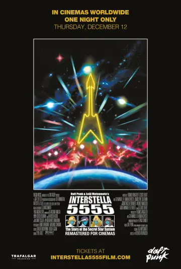 Poster to the movie "Interstella 5555: The 5tory of the 5ecret 5tar 5ystem" #983752