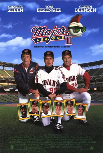 Poster to the movie "Major League II" #1026100