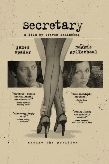 Poster to the movie "Secretary" #963561