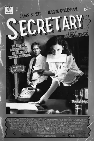 Poster to the movie "Secretary" #963564