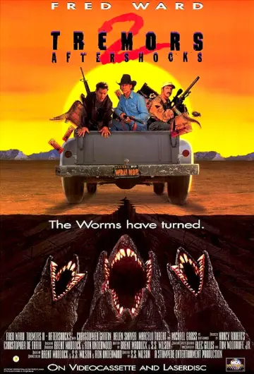 Poster to the movie "Tremors 2: Aftershocks" #872893