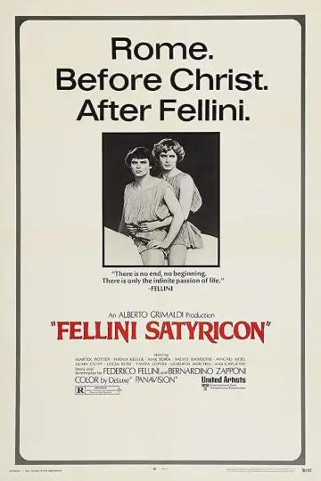 Poster to the movie "Satyricon" #147984