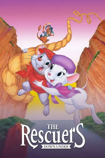 Poster to the movie "The Rescuers Down Under" #274477