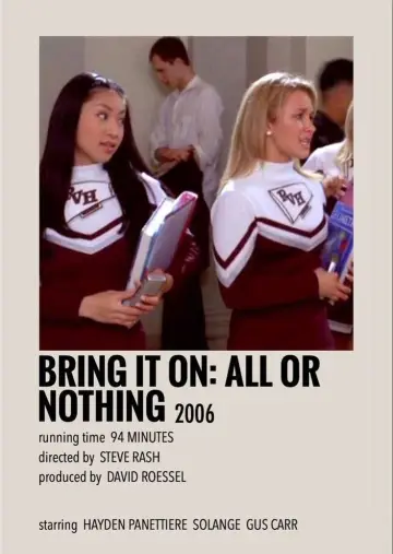 Poster to the movie "Bring It On: All or Nothing" #934064