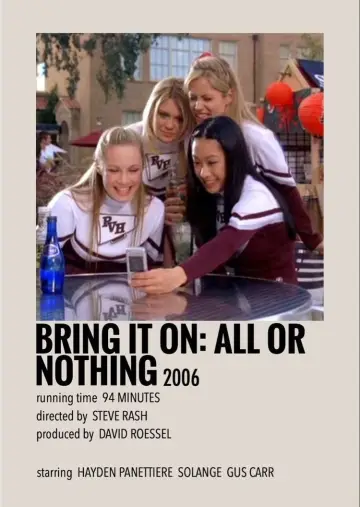 Poster to the movie "Bring It On: All or Nothing" #934065