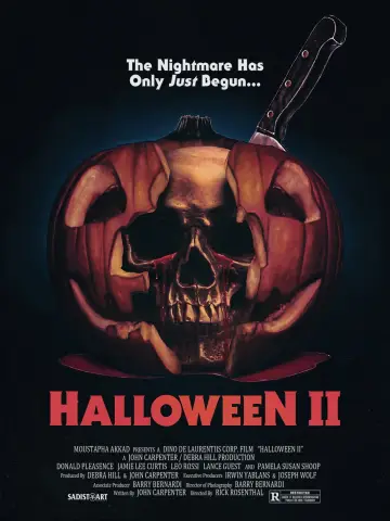 Poster to the movie "Halloween II" #70322