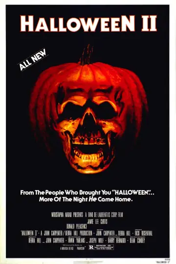 Poster to the movie "Halloween II" #709038