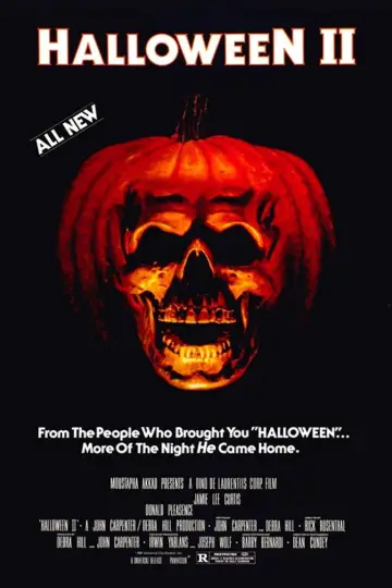 Poster to the movie "Halloween II" #709070