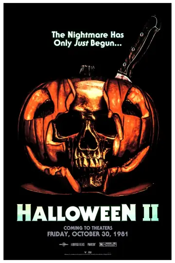 Poster to the movie "Halloween II" #860936