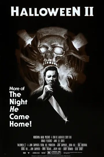 Poster to the movie "Halloween II" #860939