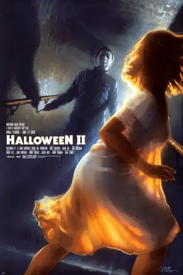 Poster to the movie "Halloween II" #860940