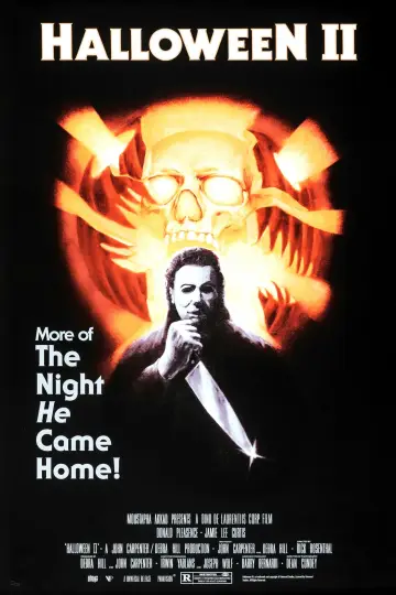 Poster to the movie "Halloween II" #860941