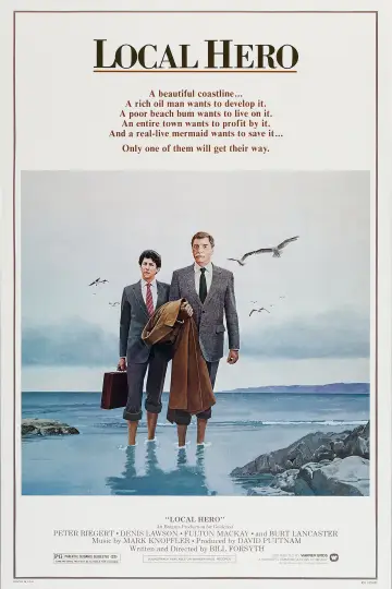 Poster to the movie "Local Hero" #766493
