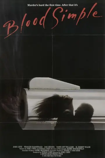 Poster to the movie "Blood Simple" #865953